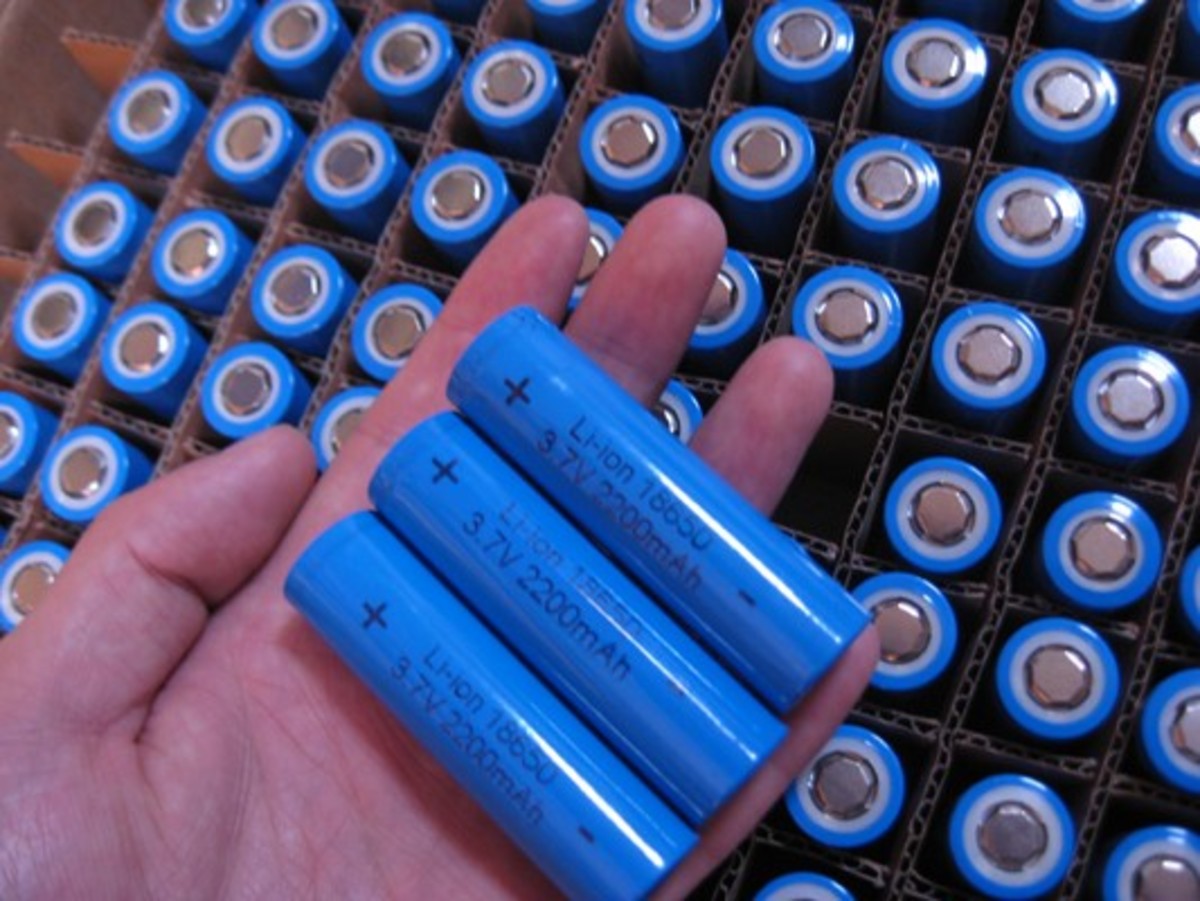 battery technology in someone's hand